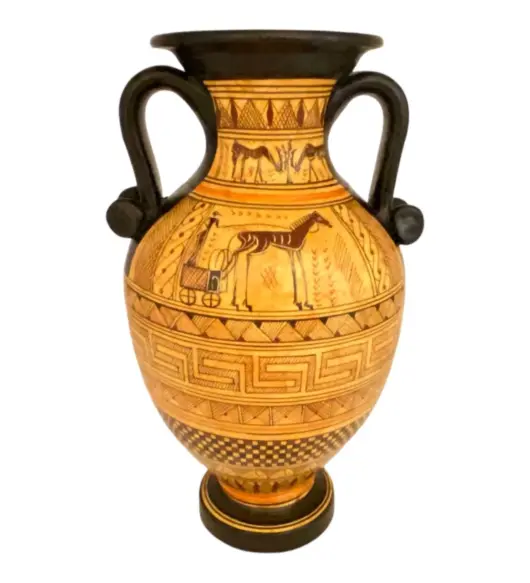 Geometric Amphora – 26cm Ancient Greek Pottery Vase