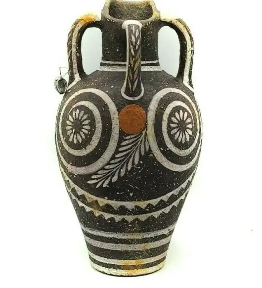 Ancient Minoan Kamares Oinochoe – Museum Replica (8.27 in)