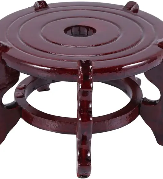 5.3" Vintage-Style Ceramic Flower Vase – Traditional Home Décor